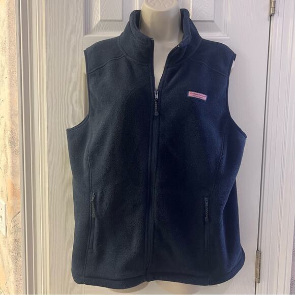 Vineyard Vines Women’s Navy Blue Vest Size Large - Picture 1 of 13